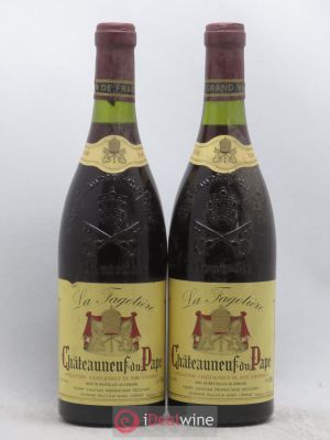 Châteauneuf-du-Pape Domaine Palestor La Fagotiere Pierre Chastan 1981 - Lot of 2 Bottles