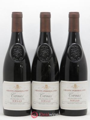 Cornas Chante-Perdrix Delas Frères  1999 - Lot of 3 Bottles