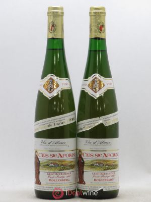 Gewurztraminer Cuvée Spéciale Lucien Isère Clos Ste Apolline Prestige Bollenberg 1993 - Lot of 2 Bottles