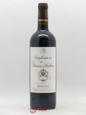Confidences de Prieuré Lichine Second vin  2011 - Lot de 1 Bouteille