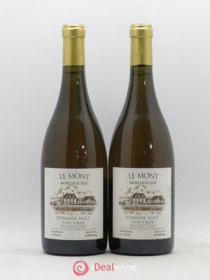 Vouvray Le Mont Moelleux Huet (Domaine)  2015 - Lot of 2 Bottles