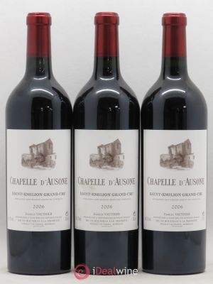 Chapelle d'Ausone Second vin  2006 - Lot of 3 Bottles