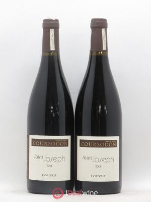 Saint-Joseph L'Olivaie Pierre et Jérôme Coursodon  2015 - Lot of 2 Bottles