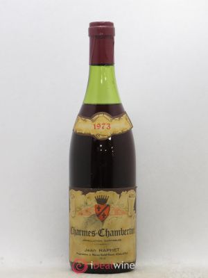 Charmes-Chambertin Grand Cru Domaine Jean Raphet  1973 - Lot de 1 Bouteille