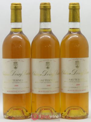Château Doisy Daëne 2ème Grand Cru Classé  2000 - Lot of 3 Bottles