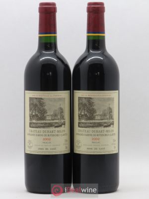 Château Duhart-Milon 4ème Grand Cru Classé  2002 - Lot of 2 Bottles