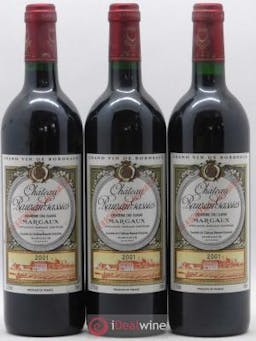Château Rauzan-Gassies 2ème Grand Cru Classé  2001 - Lot of 3 Bottles
