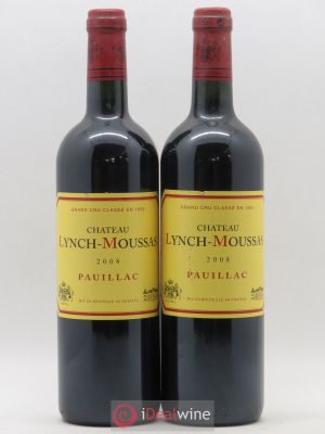 Château Lynch Moussas 5ème Grand Cru Classé  2008 - Lot of 2 Bottles