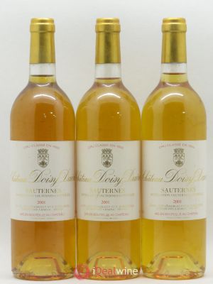 Château Doisy Daëne 2ème Grand Cru Classé  2001 - Lot of 3 Bottles