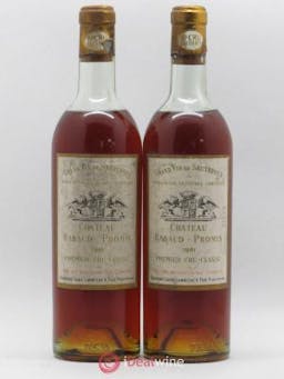 Château Rabaud Promis 1er Grand Cru Classé  1961 - Lot of 2 Bottles
