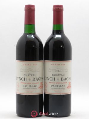 Château Lynch Bages 5ème Grand Cru Classé  1992 - Lot of 2 Bottles