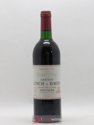 Château Lynch Bages 5ème Grand Cru Classé  1986 - Lot de 1 Bouteille