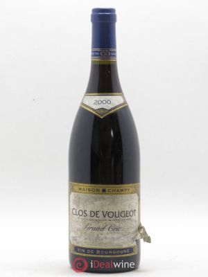 Clos de Vougeot Grand Cru Maison Champy 2000 - Lot of 1 Bottle