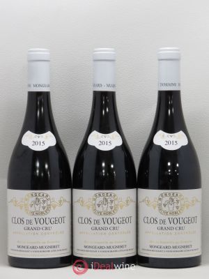 Clos de Vougeot Grand Cru Mongeard-Mugneret (Domaine)  2015 - Lot de 3 Bouteilles