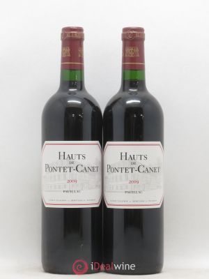 Les Hauts de Pontet-Canet Second Vin (no reserve) 2009 - Lot of 2 Bottles