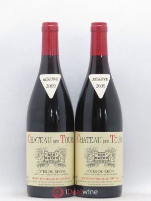 Côtes du Rhône Château des Tours E.Reynaud (no reserve) 2009 - Lot of 2 Bottles