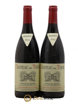 Côtes du Rhône Château des Tours Emmanuel Reynaud 2016 - Lot de 2 Bottles