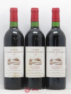 Château Tertre Roteboeuf  1982 - Lot of 3 Bottles