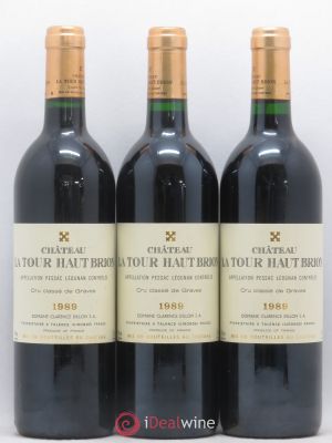 Château La Tour Haut-Brion Cru Classé de Graves  1989 - Lot of 3 Bottles