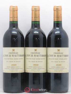 Château La Tour Haut-Brion Cru Classé de Graves  1989 - Lot of 3 Bottles