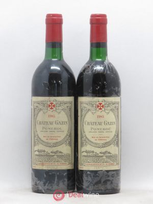 Château Gazin  1985 - Lot of 2 Bottles