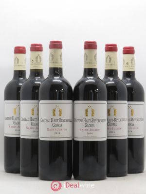 Saint-Julien Château Haut Beychevelle Gloria 2014 - Lot of 6 Bottles