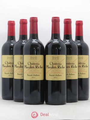 Château Moulin Riche (no reserve) 2014 - Lot of 6 Bottles