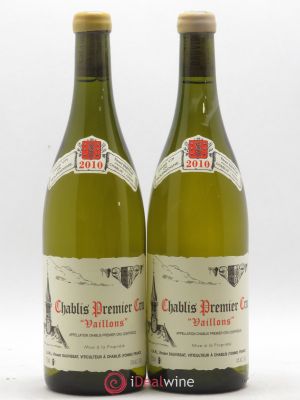 Chablis 1er Cru Vaillons René et Vincent Dauvissat  2010 - Lot of 2 Bottles