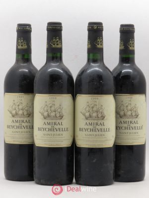 Amiral de Beychevelle Second Vin  1999 - Lot de 4 Bouteilles