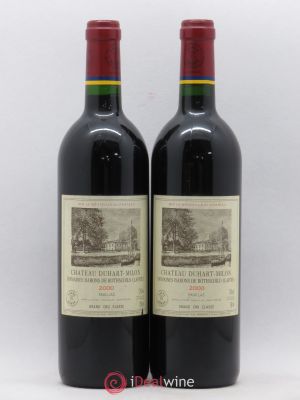 Château Duhart-Milon 4ème Grand Cru Classé  2000 - Lot of 2 Bottles