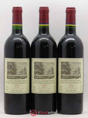 Château Duhart-Milon 4ème Grand Cru Classé  2000 - Lot of 3 Bottles