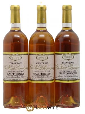 Clos Haut-Peyraguey 1er Grand Cru Classé 2003 - Lot de 3 Bottles
