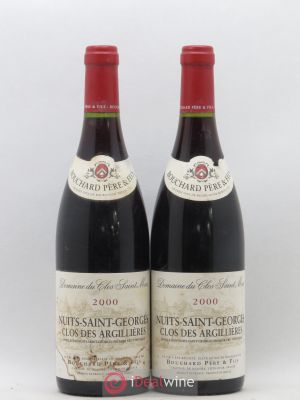 Nuits Saint-Georges 1er Cru Clos des Argillières Bouchard Père & Fils  2000 - Lot of 2 Bottles