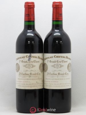 Château Cheval Blanc 1er Grand Cru Classé A  1996 - Lot de 2 Bouteilles