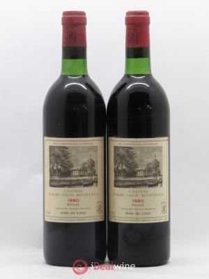 Château Duhart-Milon 4ème Grand Cru Classé  1980 - Lot of 2 Bottles