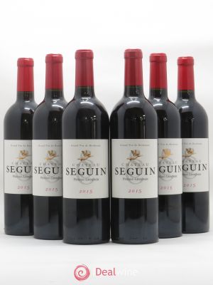 Pessac-Léognan Château Seguin (no reserve) 2015 - Lot of 6 Bottles