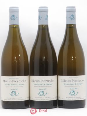 Mâcon-Pierreclos Tris des Hauts de Chavigne Guffens-Heynen (Domaine)  2007 - Lot of 3 Bottles
