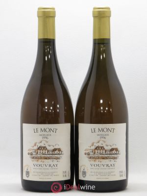 Vouvray Le Mont Moelleux 1ère Trie Huet (Domaine)  1996 - Lot of 2 Bottles