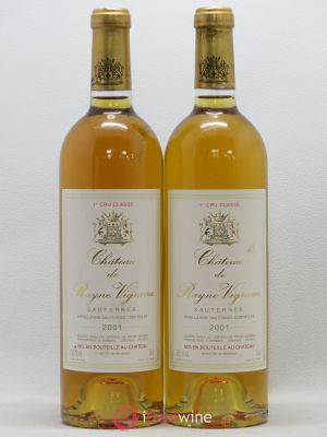 Château de Rayne Vigneau 1er Grand Cru Classé  2001 - Lot of 2 Bottles