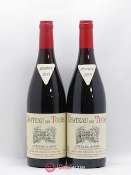 Côtes du Rhône Château des Tours E.Reynaud (no reserve) 2015 - Lot of 2 Bottles