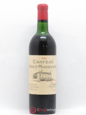 Château Haut Marbuzet  1969 - Lot de 1 Bouteille