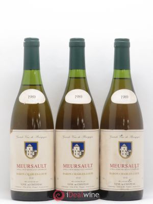 Meursault Charles Louis (no reserve) 1989 - Lot of 3 Bottles