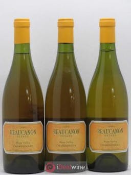 USA Napa Valley Chardonnay Beaucanon Estate Jacques de Coninck 1999 - Lot de 3 Bouteilles