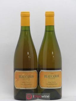 USA Napa Valley Chardonnay Beaucanon Estate Jacques de Coninck 1999 - Lot de 2 Bouteilles