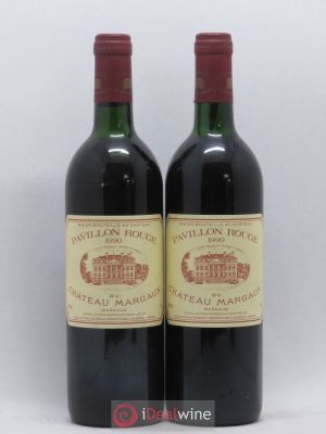 Pavillon Rouge du Château Margaux Second Vin  1990 - Lot of 2 Bottles