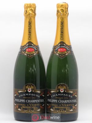 Champagne 1er cru Philippe Charpentier  - Lot de 2 Bouteilles