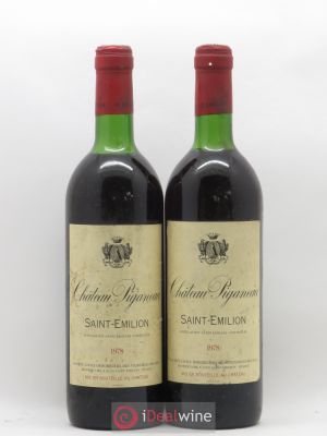 Saint-Émilion Château Piganeau 1978 - Lot of 2 Bottles