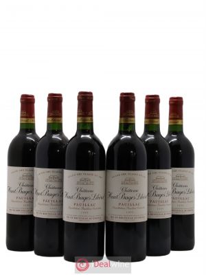 Château Haut Bages Libéral 5ème Grand Cru Classé  1995 - Lot of 6 Bottles