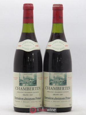 Chambertin Grand Cru Jacques Prieur (Domaine)  1989 - Lot de 2 Bouteilles