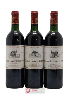 Château Lamothe Bergeron Cru Bourgeois (no reserve) 1988 - Lot of 3 Bottles
